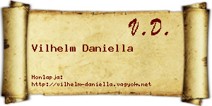Vilhelm Daniella névjegykártya